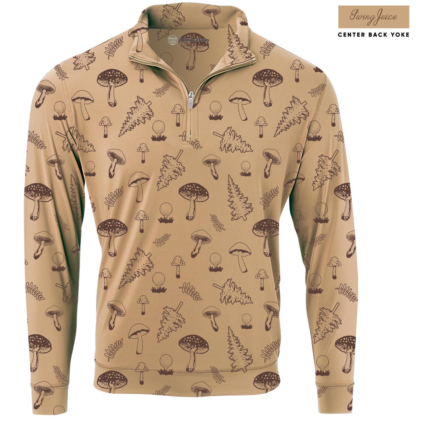 SwingJuice Golf Mushrooms Men's Quarter Zip Product Image