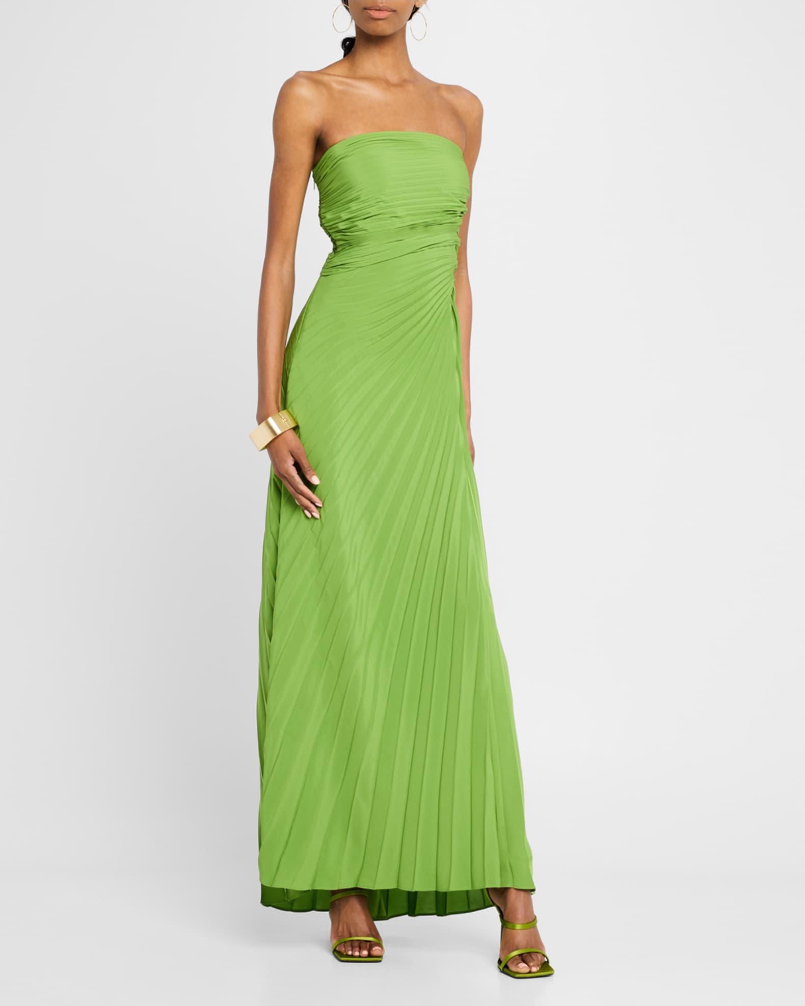 Bianca Pleated Strapless Gown Product Image