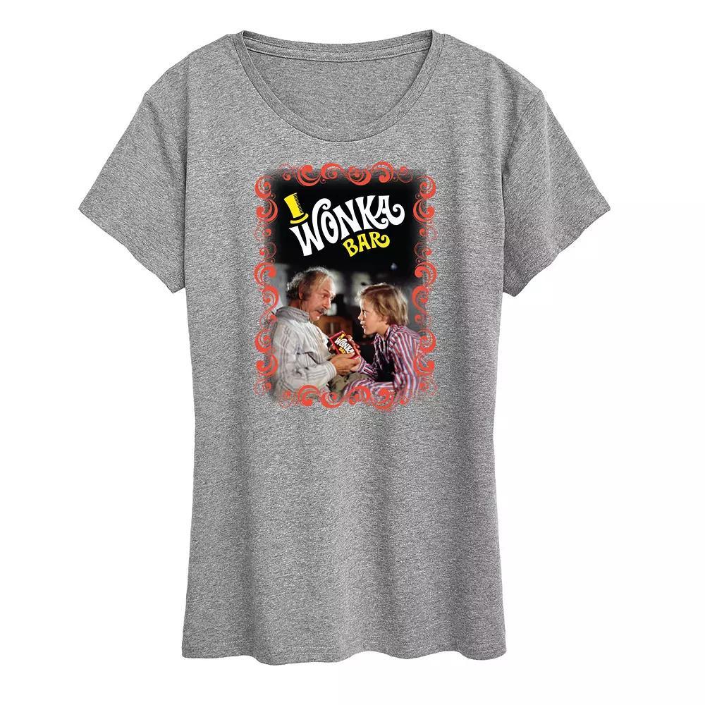 Women's Willy Wonka and the Chocolate Factory Charlie & Grandpa Joe Graphic Tee, Girl's,  Product Image