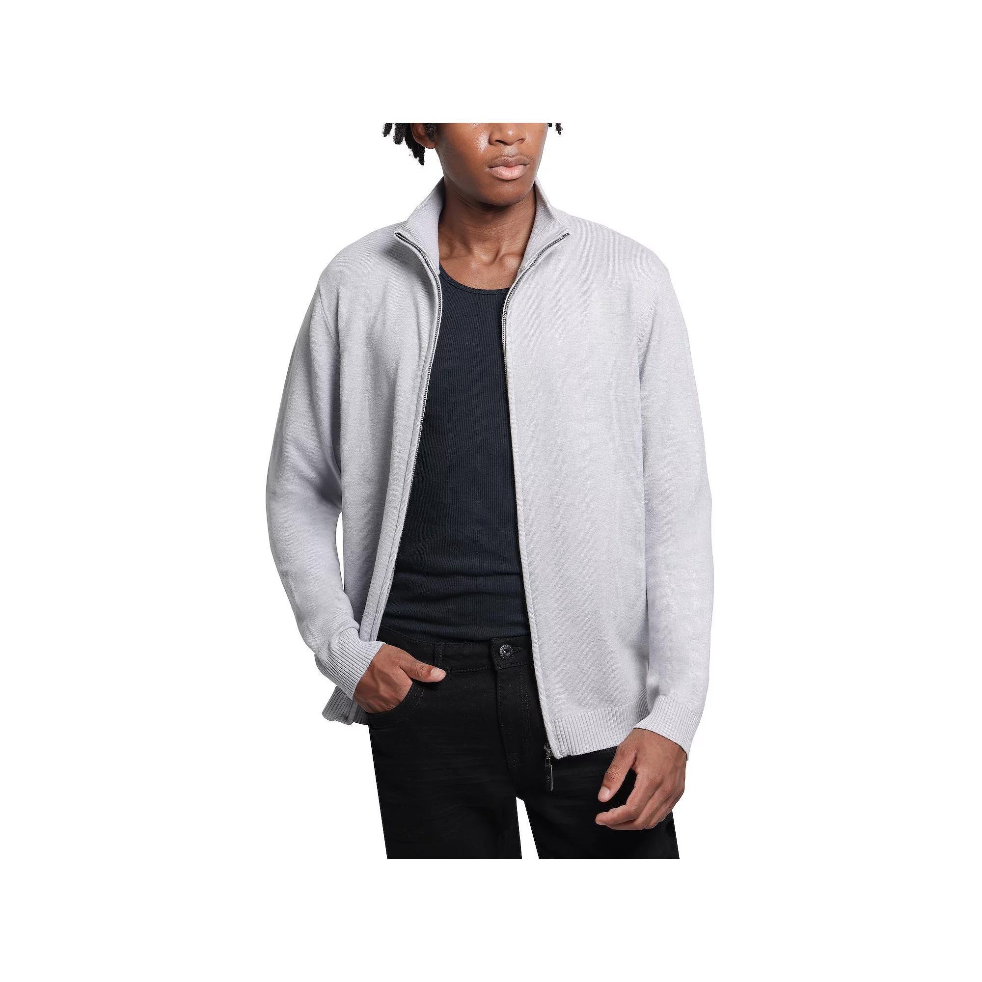 Men's Xray Full Zip Mockneck Sweater,  Product Image