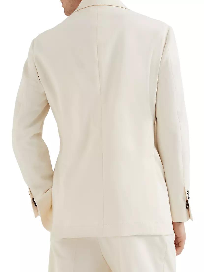 Comfort Cotton and Cashmere Denim Deconstructed Cavallo Blazer Product Image