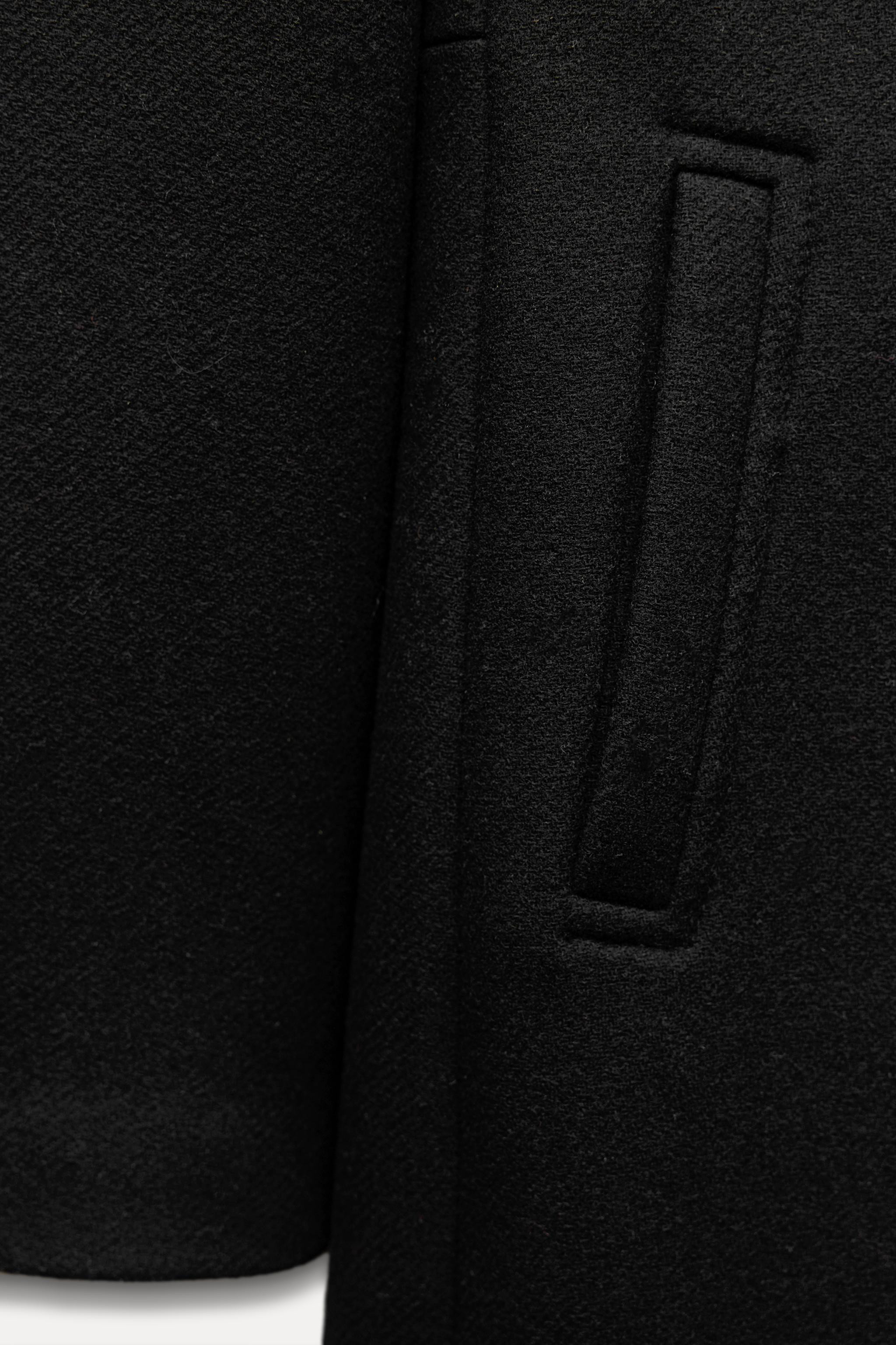 DOUBLE BREASTED WOOL BLEND COAT Product Image