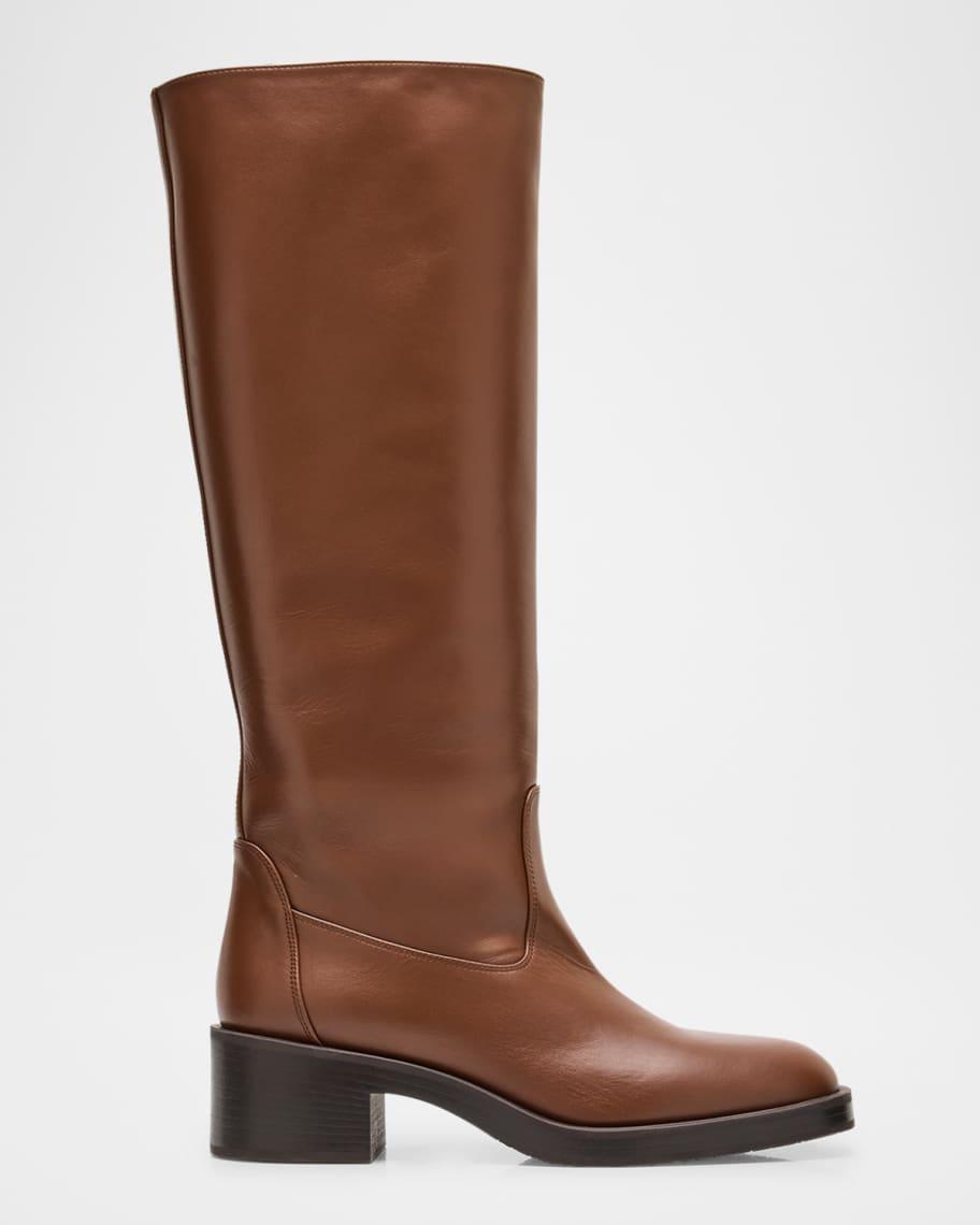 Kaia Leather Knee Boots Product Image