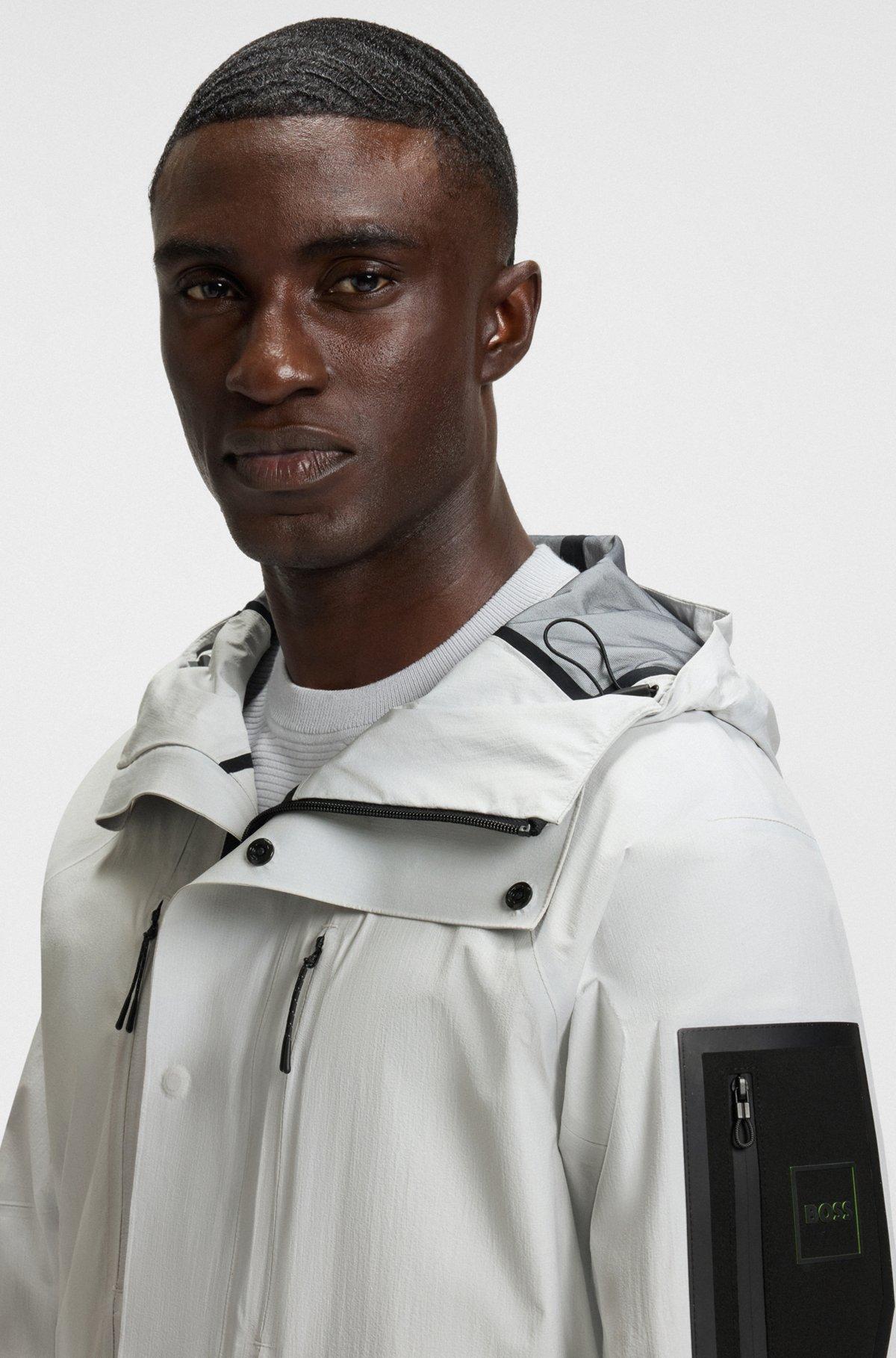 Water-repellent parka jacket with sealed seams Product Image