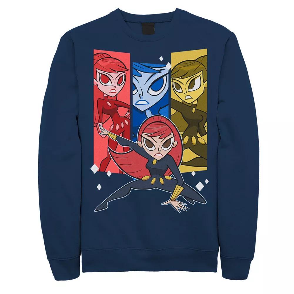 Men's Marvel Black Widow Action Stance Colorful Portrait Panels Tee,  Product Image