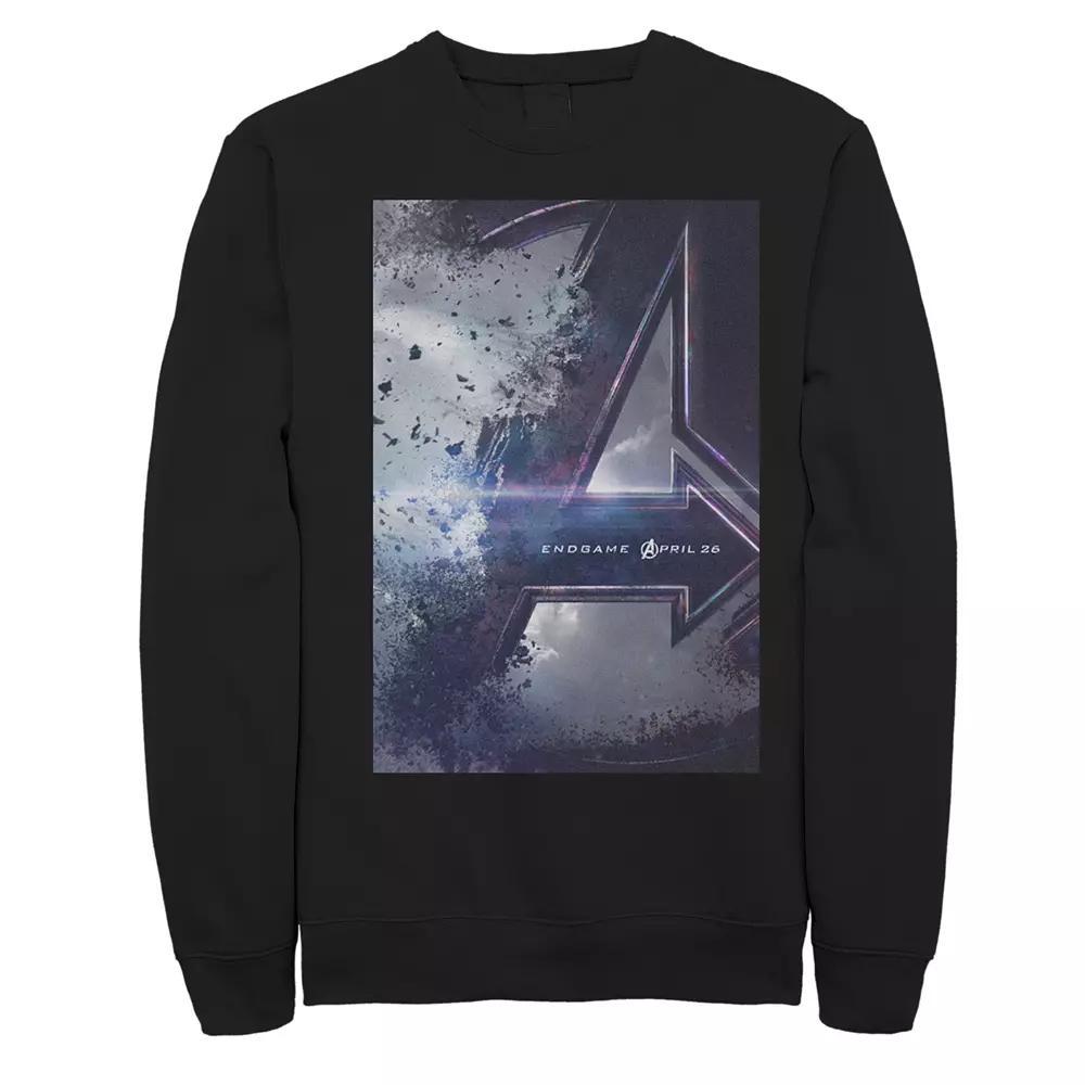 Men's Marvel Avengers Endgame Poster Sweatshirt, Size: Large, Black Product Image