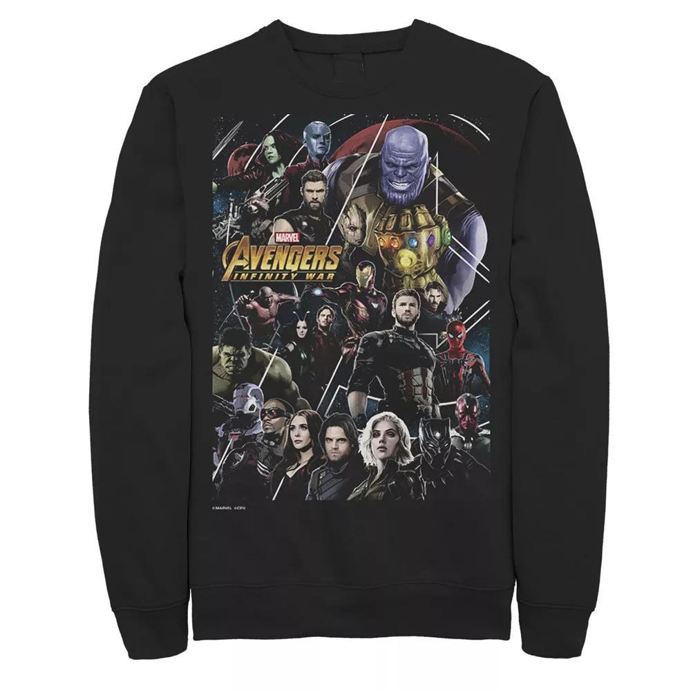Men's Marvel Avengers: Infinity War Group Poster Sweatshirt,  Product Image