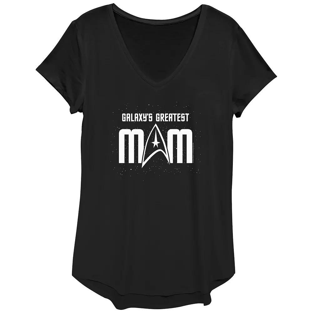 Women's Star Trek Galaxy's Greatest Mom Badge Graphic Tee,  Product Image
