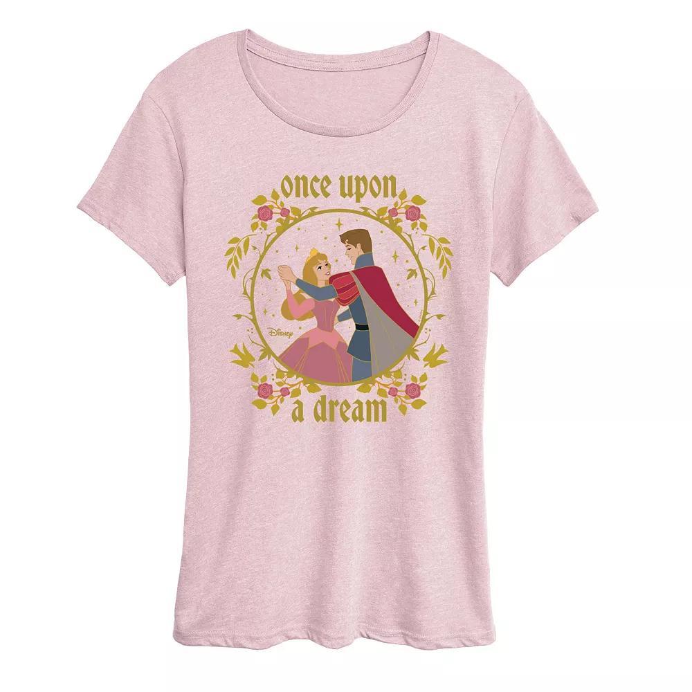 Disney's Sleeping Beauty Aurora & Prince Phillip Women's Once Upon A Dream Graphic Tee,  Product Image