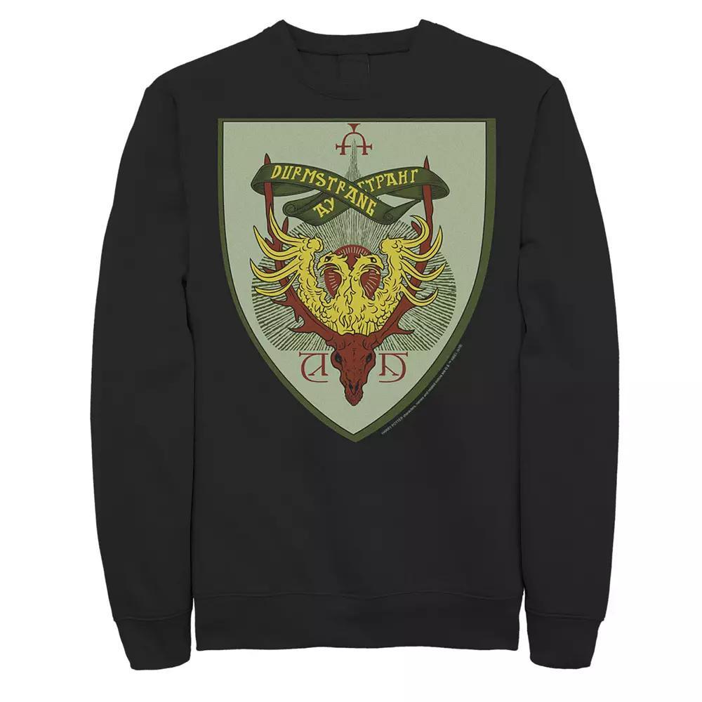 Men's Harry Potter Durmstrang Crest Fleece Graphic Pullover, Size: XL, Black Product Image