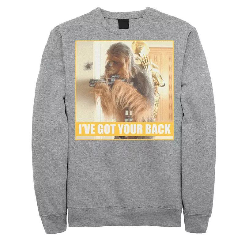 Men's Star Wars Chewie & C-3PO I've Got Your Back Poster Sweatshirt,  Product Image