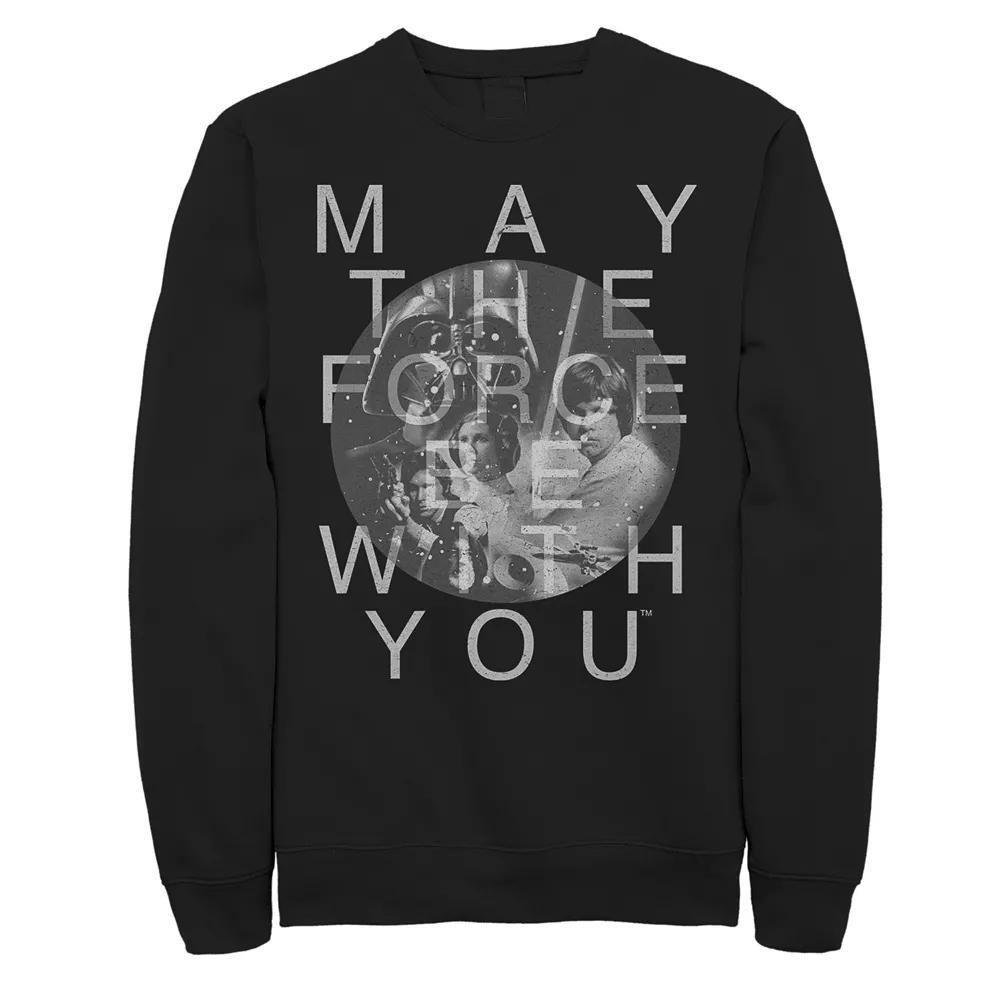 Men's Star Wars "May The Force Be With You" Sweatshirt,  Product Image