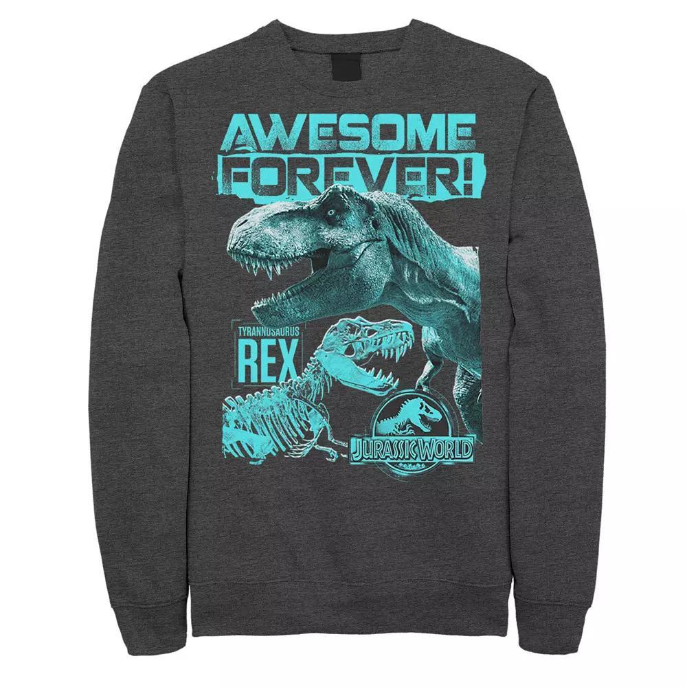 Men's Jurassic World Two T-Rex Awesome Forever Sweatshirt,  Product Image