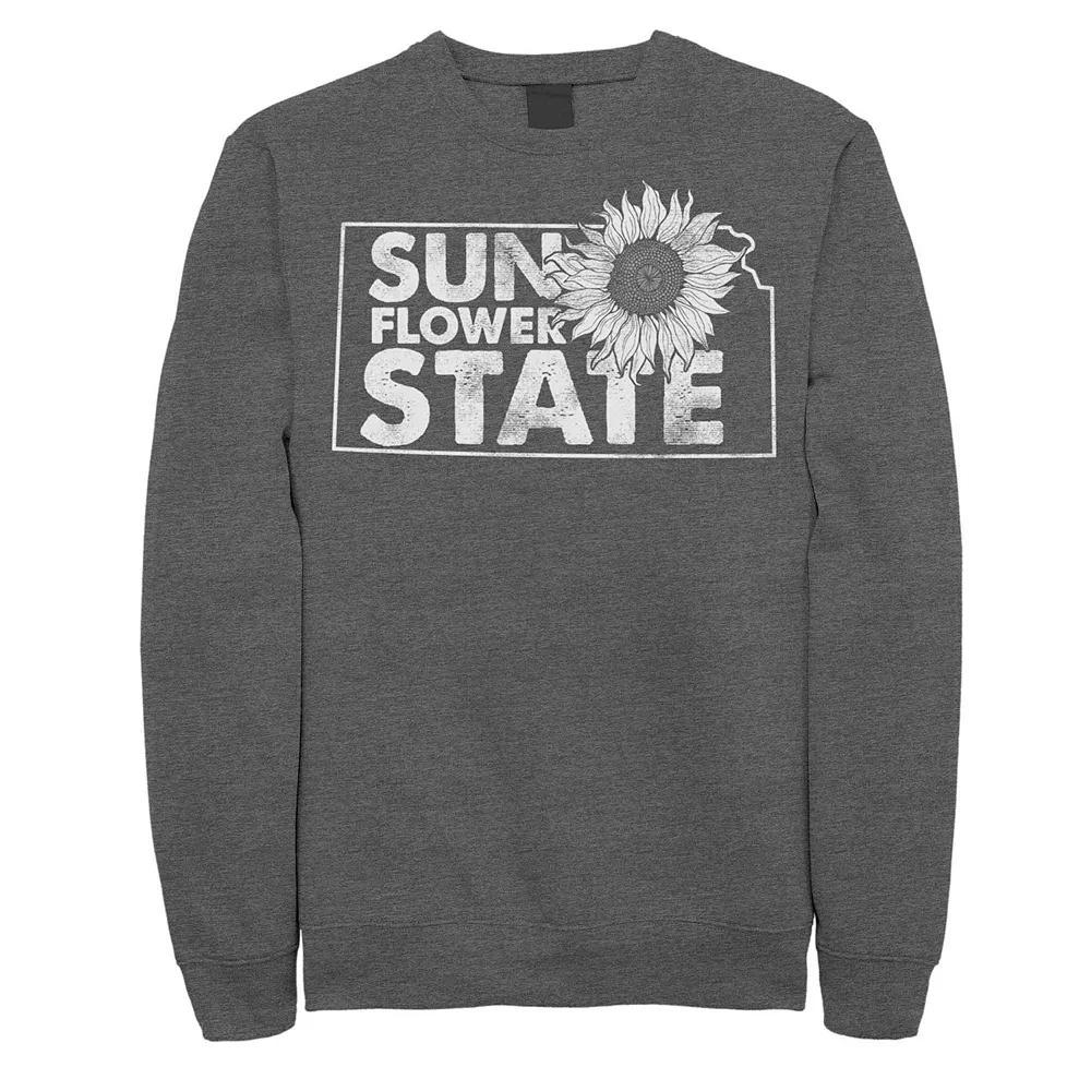 Juniors' Kansas "Sunflower State" Fleece Graphic Top, Girl's,  Product Image