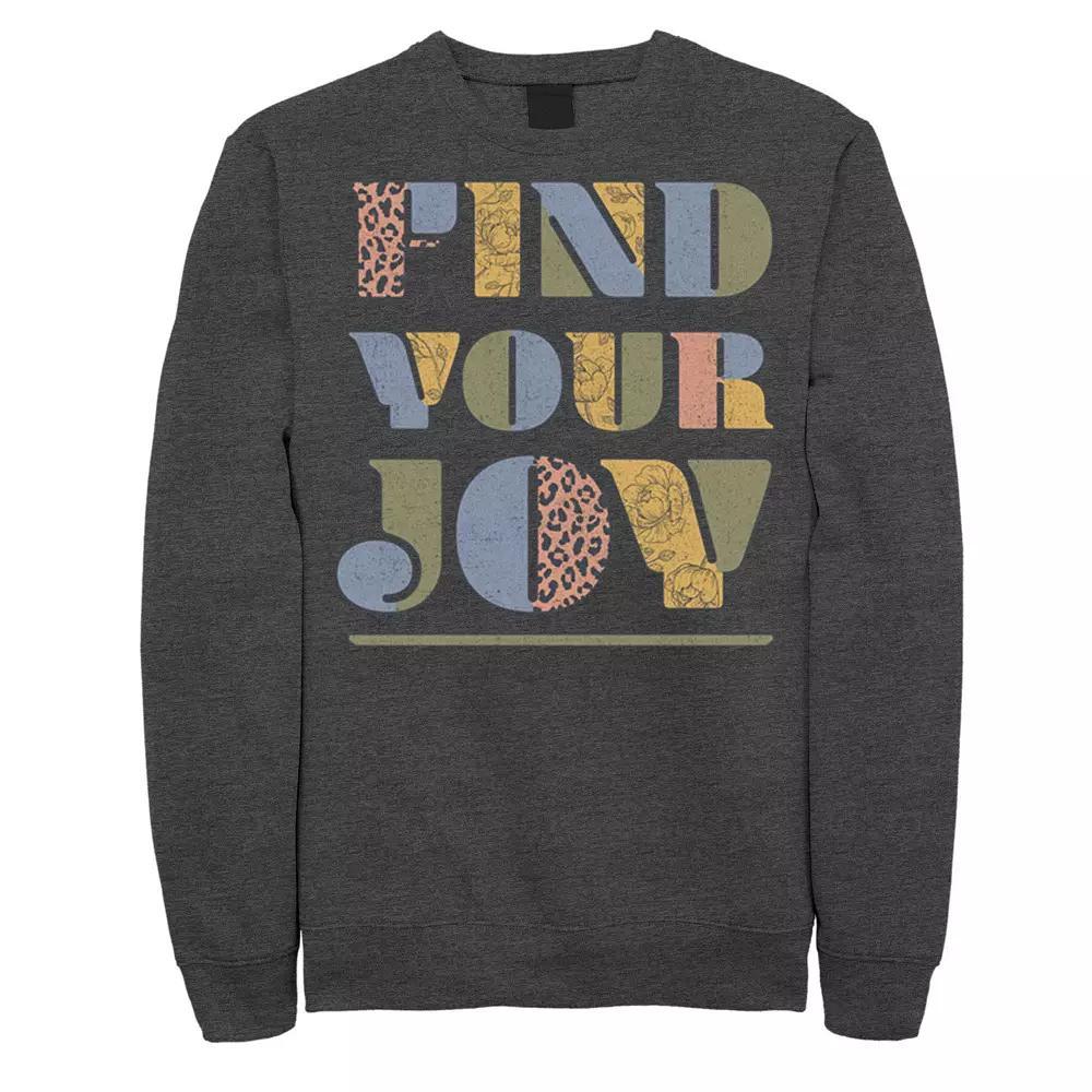 Men's Fifth Sun Find Your Joy Text Fill Sweatshirt,  Product Image