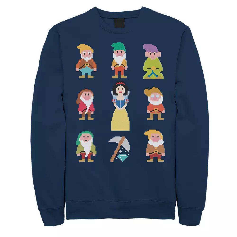 Disney's Frozen Blue Hue Character Portrait Grid Panels Men's Sweatshirt,  Product Image