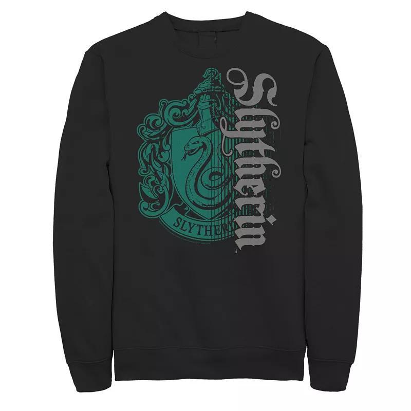 Big & Tall Harry Potter Slytherin Dark Badge Logo Sweatshirt, Mens Product Image