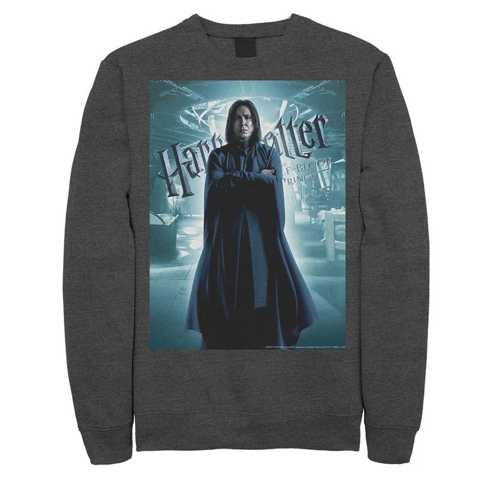 Men's Harry Potter Half-Blood Prince Snape Character Poster Fleece Graphic Pullover,  Product Image