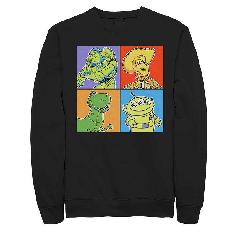 Men's Disney Pixar Toy Story Tonal Square Group Shot Fleece Sweater,  Product Image