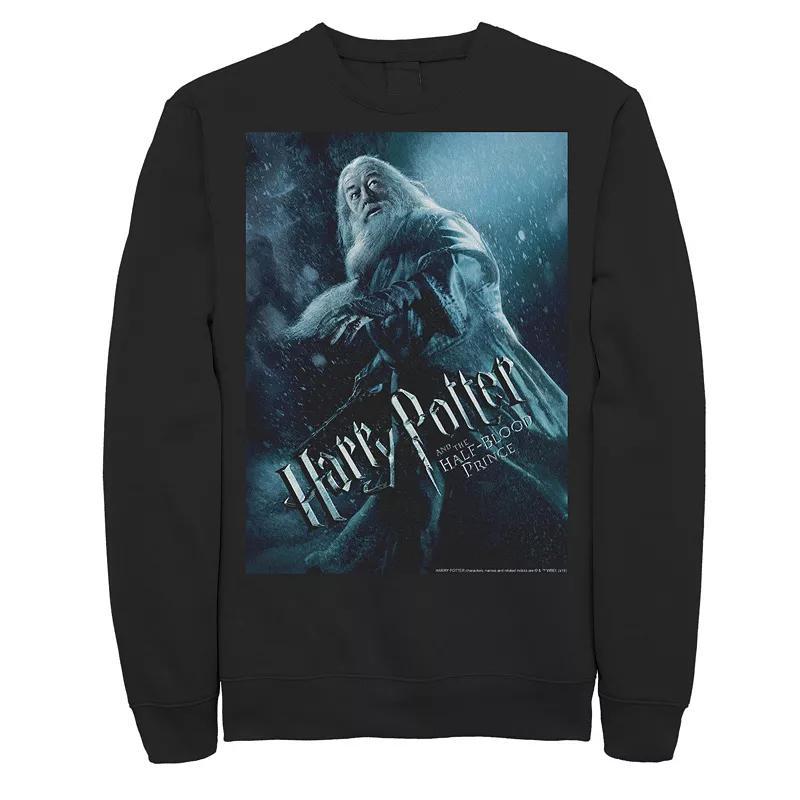 Mens Harry Potter Half-Blood Prince Dumbledore Poster Fleece Graphic Pullover Product Image