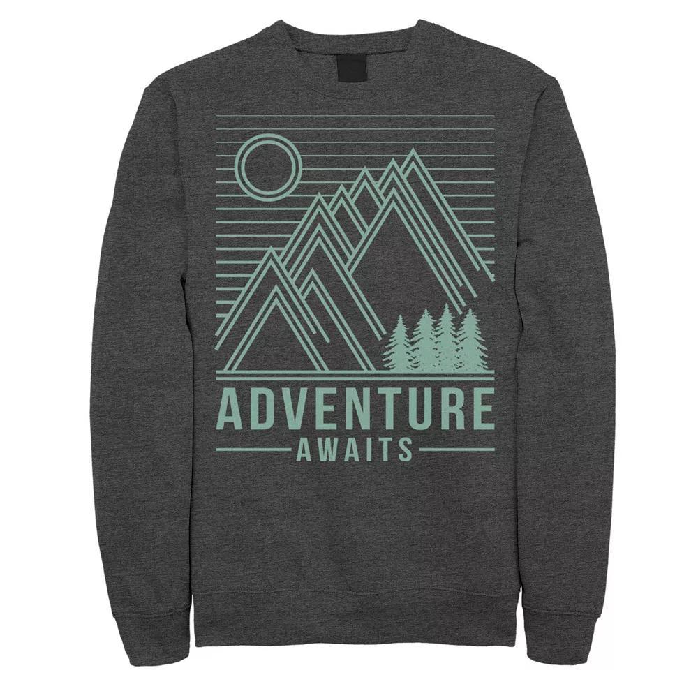 Men's Fifth Sun Adventure Awaits Line Art Sweatshirt,  Product Image