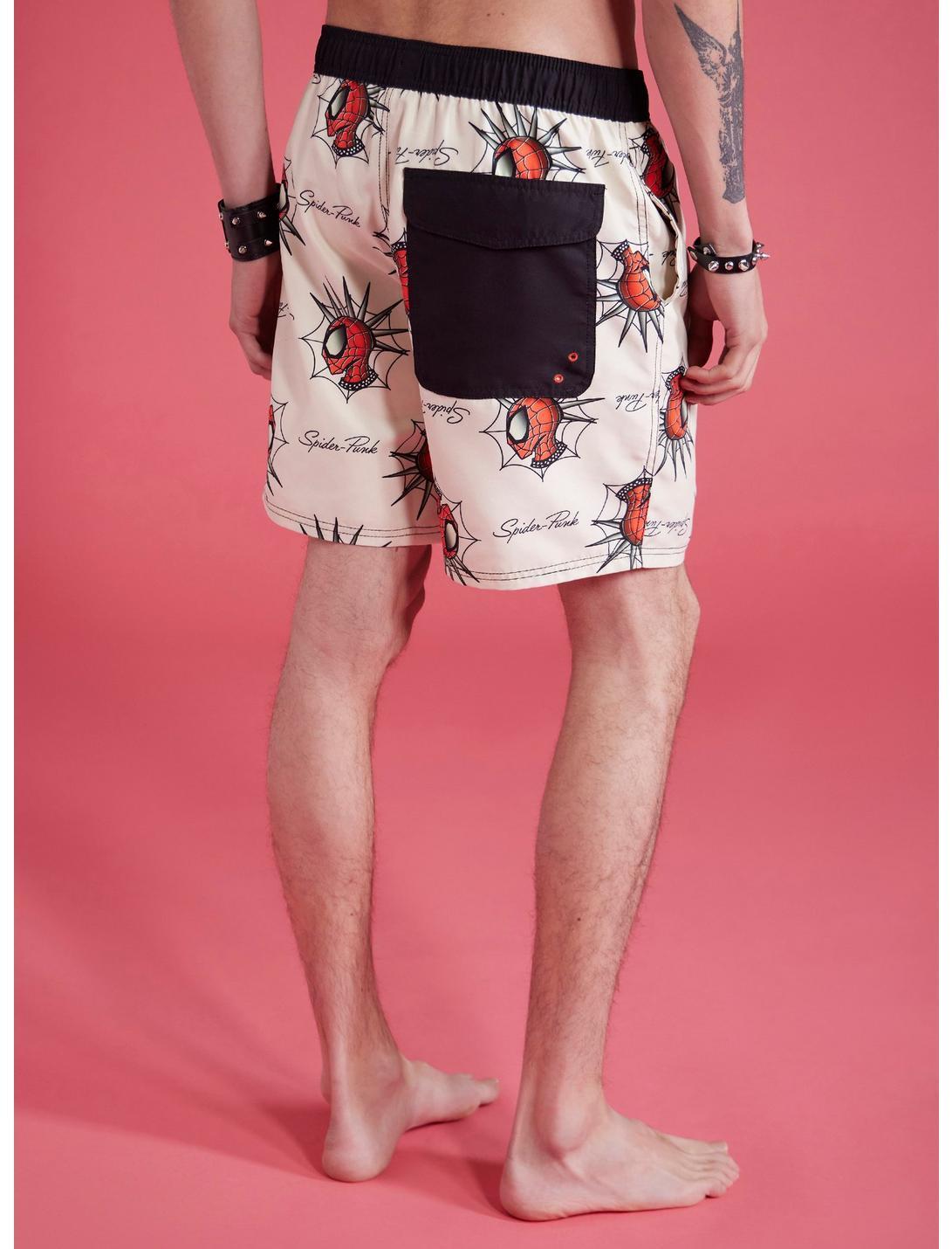 Marvel Spider-Man: Across The Spider-Verse Spider-Punk Swim Trunks Product Image