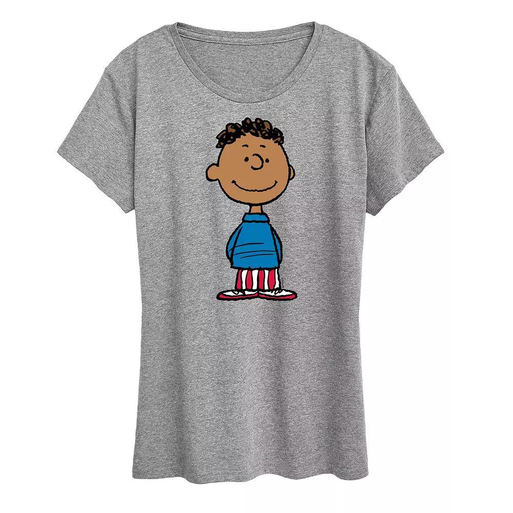 Women's Peanuts Franklin American Flag Graphic Tee,  Product Image