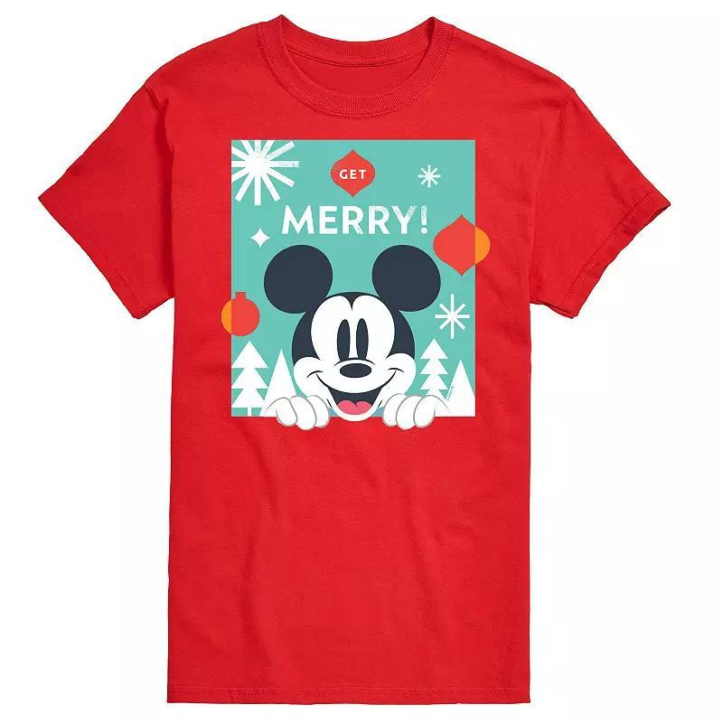 Disney's Big & Tall Get Merry Graphic Tee, Men's,  Product Image