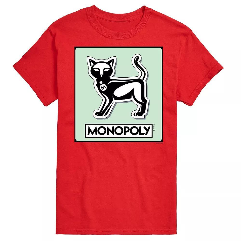 Men's Monopoly Cat Game Token Graphic Tee,  Product Image
