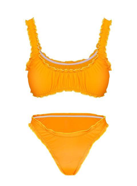 Tropical Fruits Bikini Top Orange Product Image