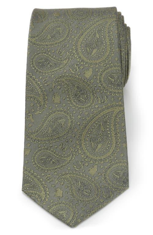 Star Wars Yoda Paisley-Print Silk Tie Product Image