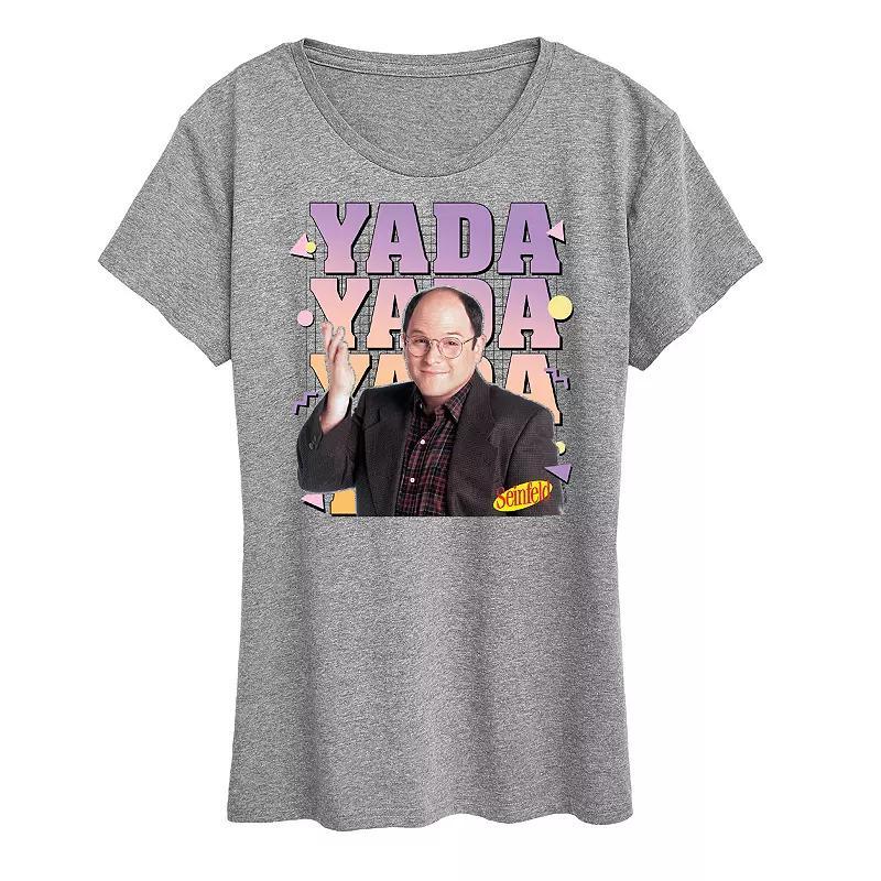 Women's Seinfeld Yada Yada Graphic Tee, Size: XXL, Grey Green Product Image