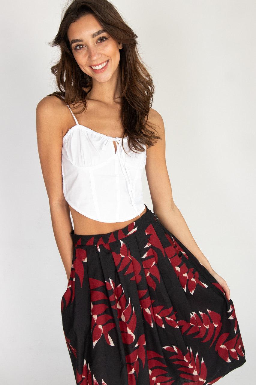 Tie Front Bustier Top Product Image