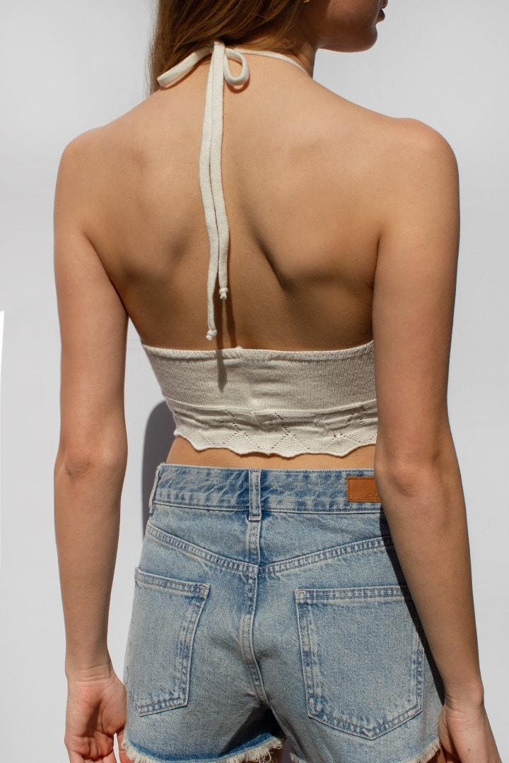 Knitted crop top Product Image