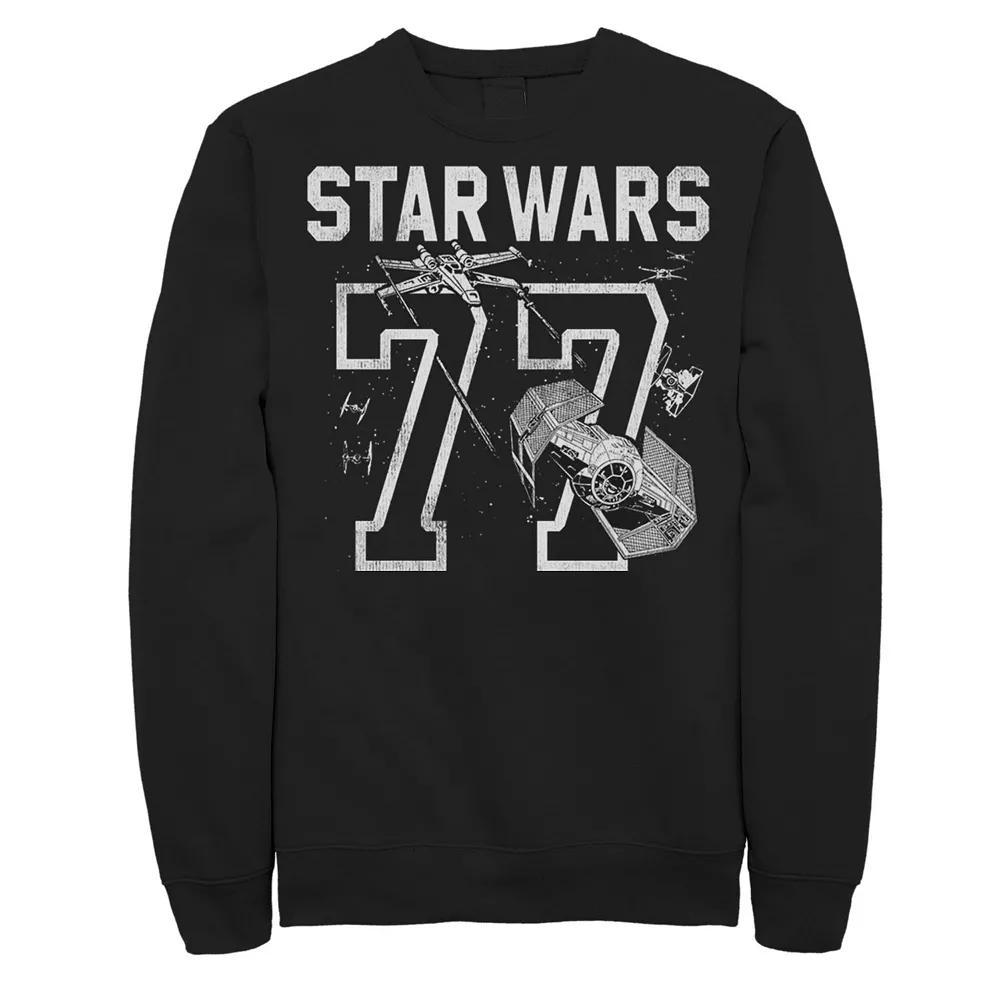 Disney's Star Wars Men's 77 Varsity Fleece, Size: 4XL, Black Product Image