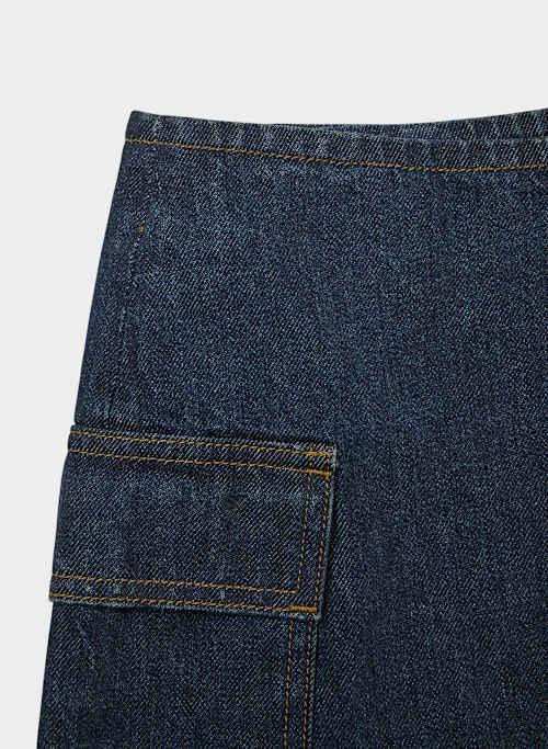 the ‘90s cargo micro denim skirt Product Image