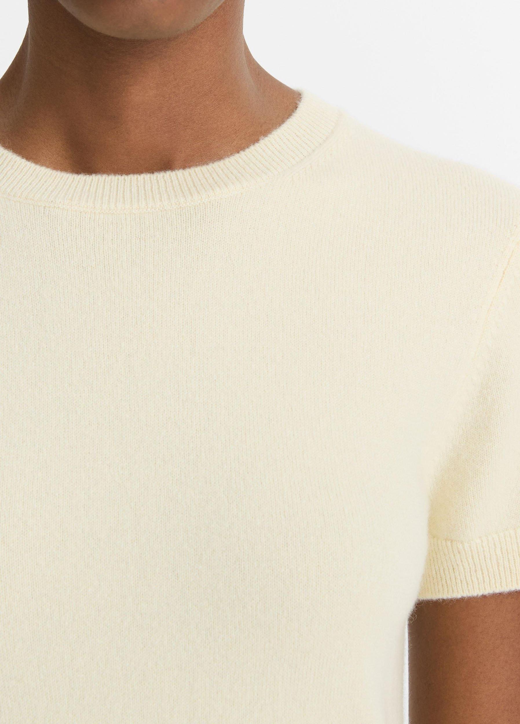 Womens Wool & Cashmere-Blend Short-Sleeve Sweater Vince Product Image