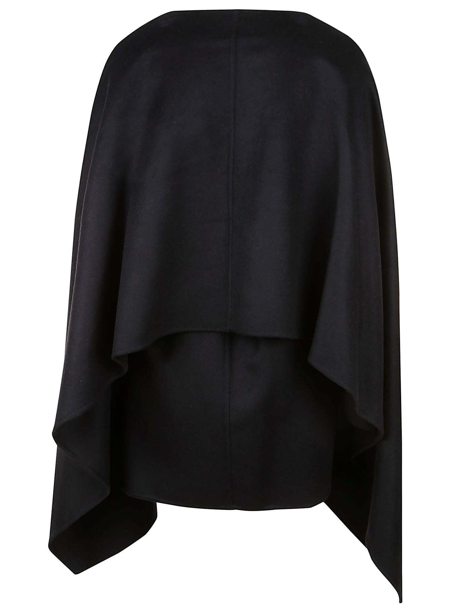 FABIANA FILIPPI Tie-waist Layered Cardi-coat In Black Product Image