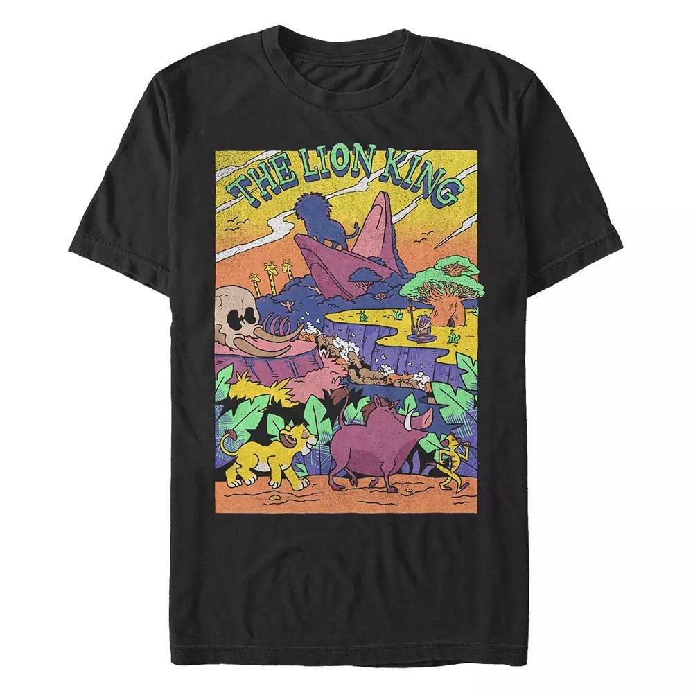 Disney's The Lion King Kingdom Poster Men's Graphic Tee,  Product Image