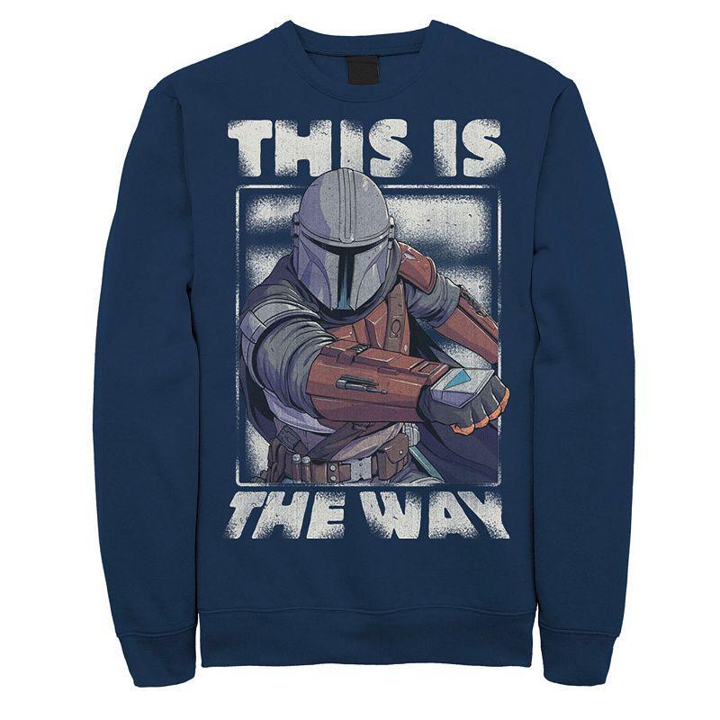 Mens Star Wars The Mandalorian This Is The Way Portrait Sweatshirt Product Image