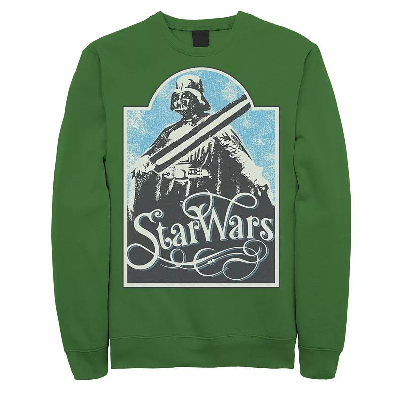 Men's Star Wars Retro Vader Poster Sweatshirt,  Product Image