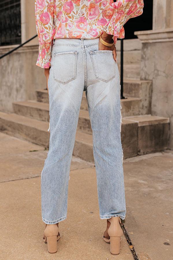 Risen The Ellie High Waist Distressed Jean Product Image