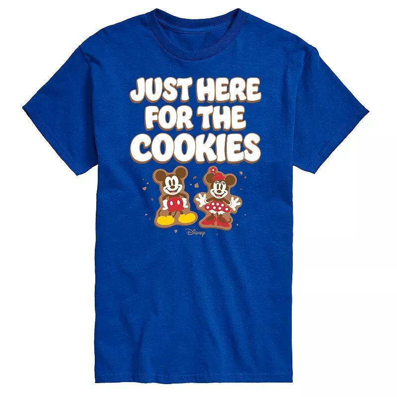 Disney's Big & Tall Just Here For The Cookies Graphic Tee, Men's, Size: 3XB, Blue Product Image