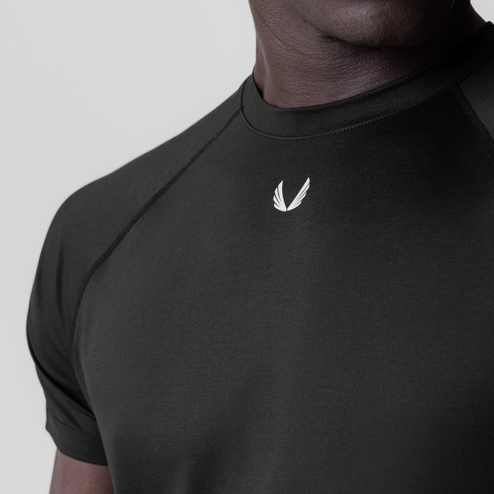 0839. 3D-Lite® 2.0 Lycra® Fitted Tee - Black "OTWR Block" Product Image