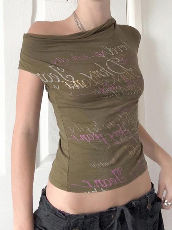 Graphic Print Short Sleeve Tee Product Image