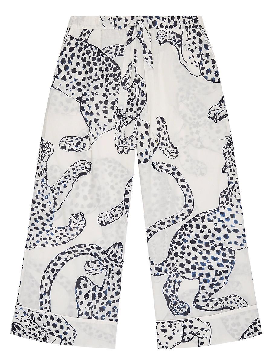 Womens Jaguar Wide-Leg Pajama Pants Product Image