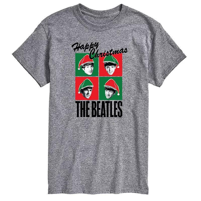 Men's The Beatles Happy Christmas Graphic Tee, Size: XXL, White Product Image