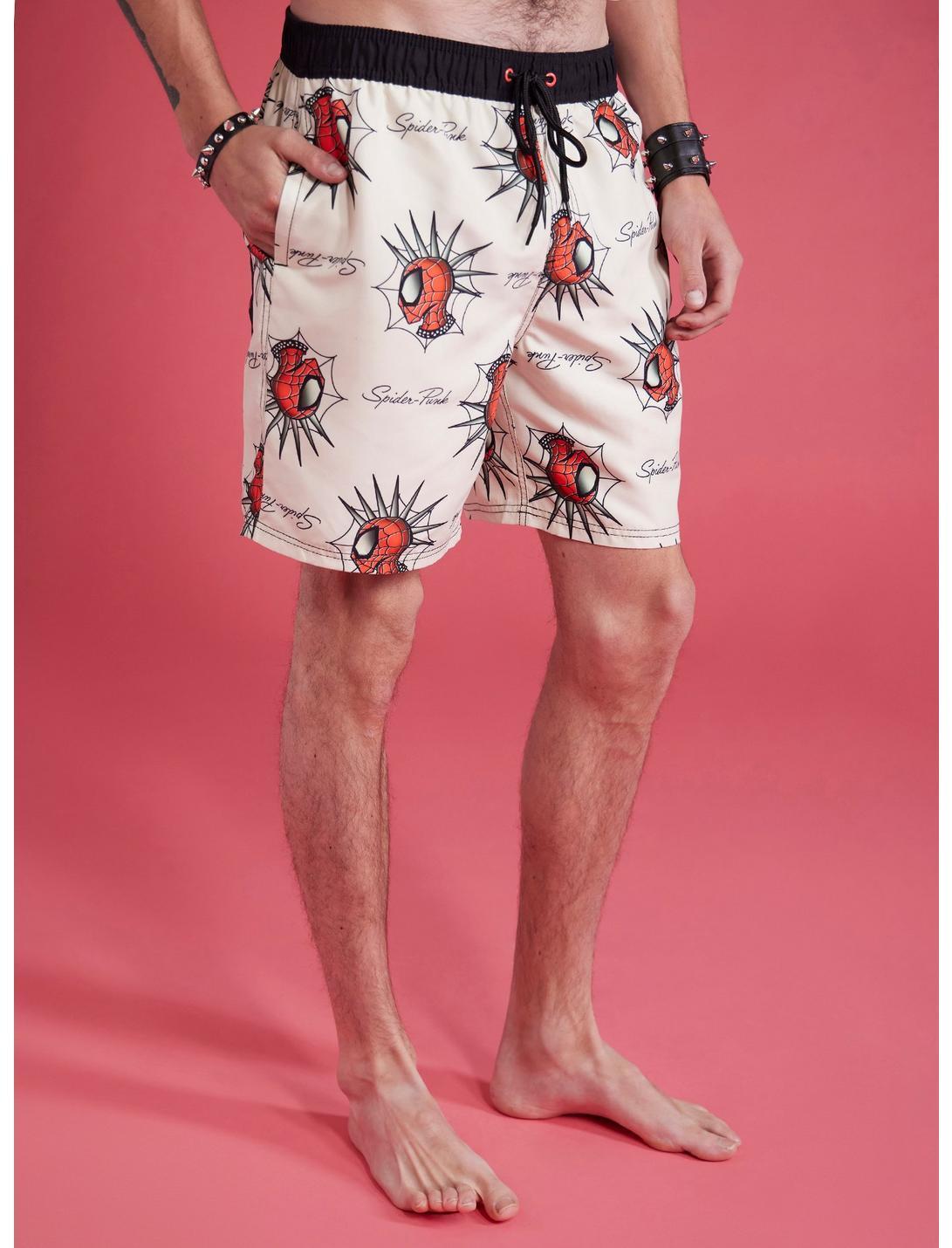 Marvel Spider-Man: Across The Spider-Verse Spider-Punk Swim Trunks Product Image