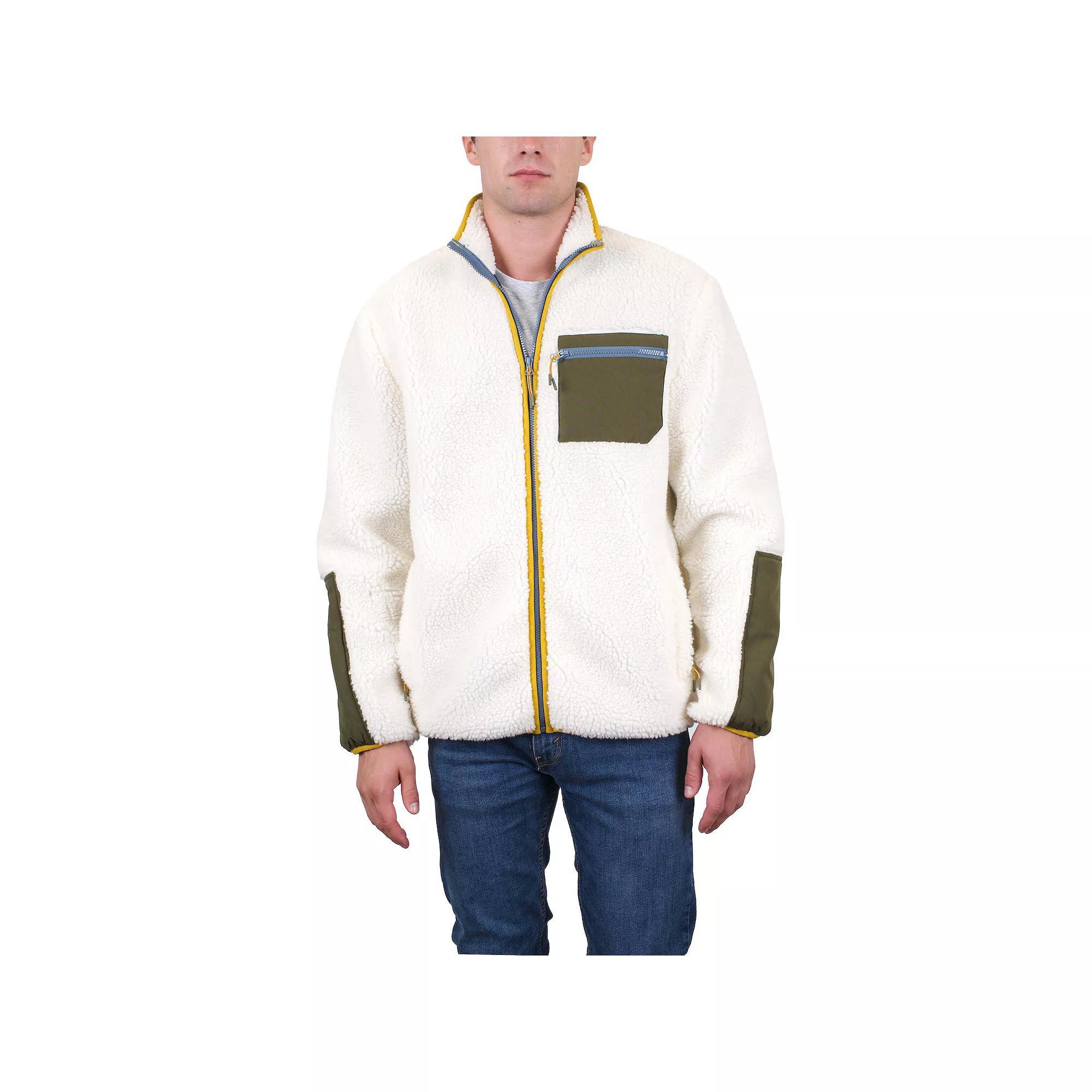 Men's Mountain and Isles Full Zip Sherpa Jacket, Size: XXL, Eggshell Product Image