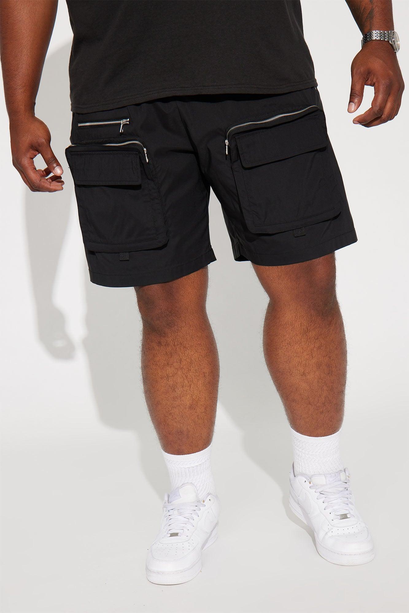 In The Field Relaxed Cargo Shorts - Black Product Image